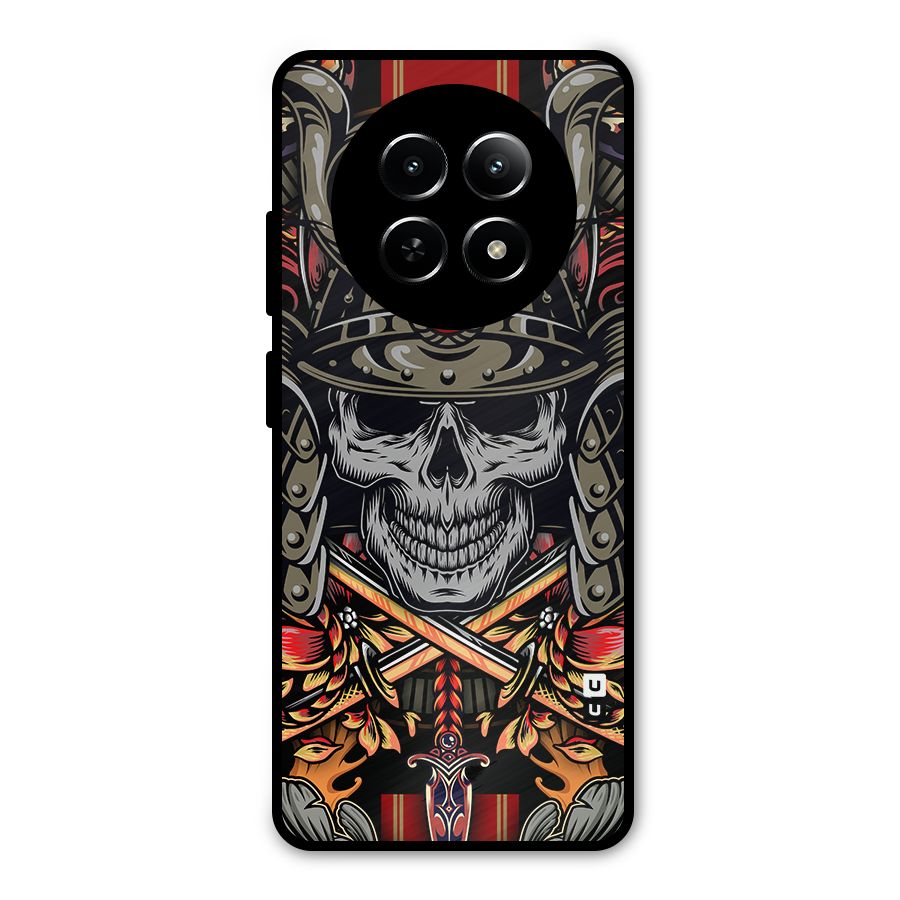 Skull Swords Snakes Metal Back Case for Realme Narzo 70x 5G
