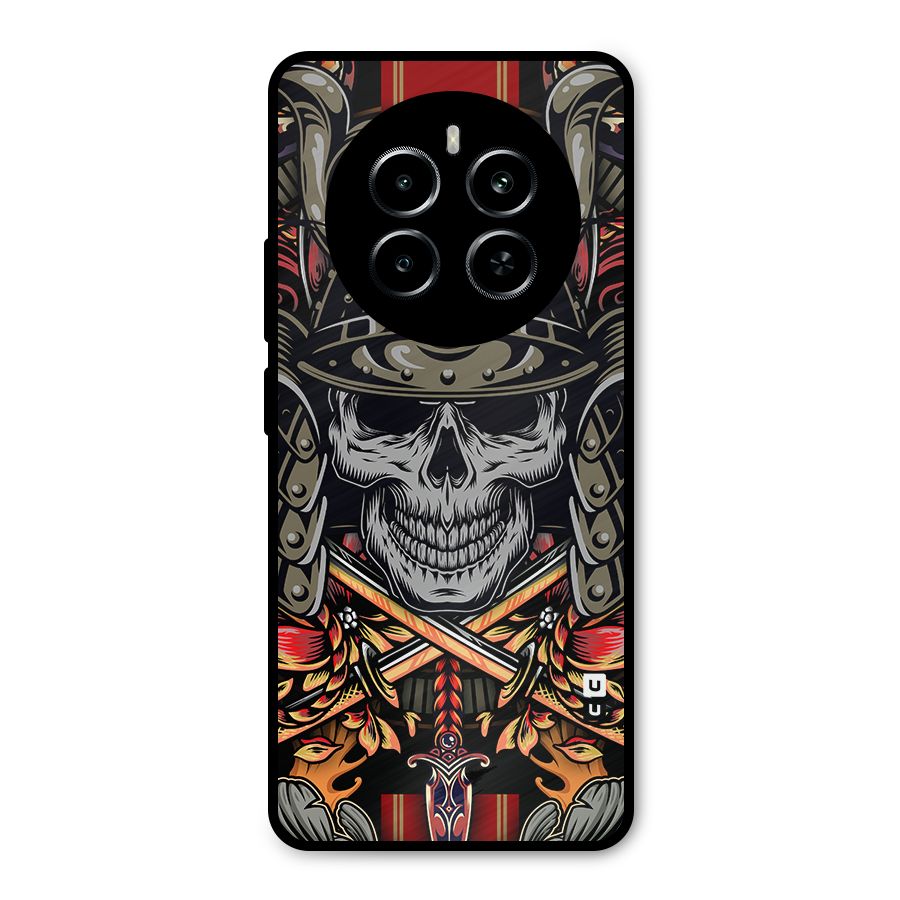 Skull Swords Snakes Metal Back Case for Realme P1