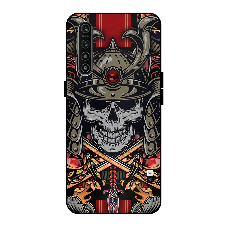 Skull Swords Snakes Metal Back Case for Realme XT