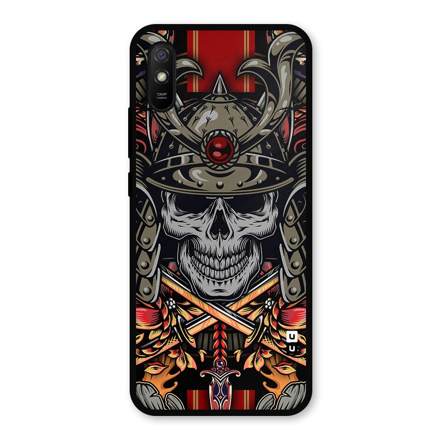 Skull Swords Snakes Metal Back Case for Redmi 9a