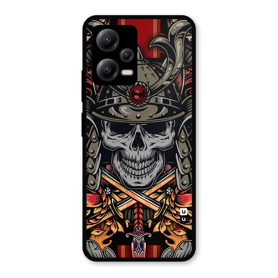 Skull Swords Snakes Metal Back Case for Redmi Note 12 5G