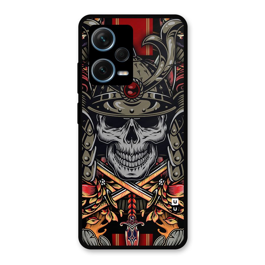 Skull Swords Snakes Metal Back Case for Redmi Note 12 Pro Plus 5G