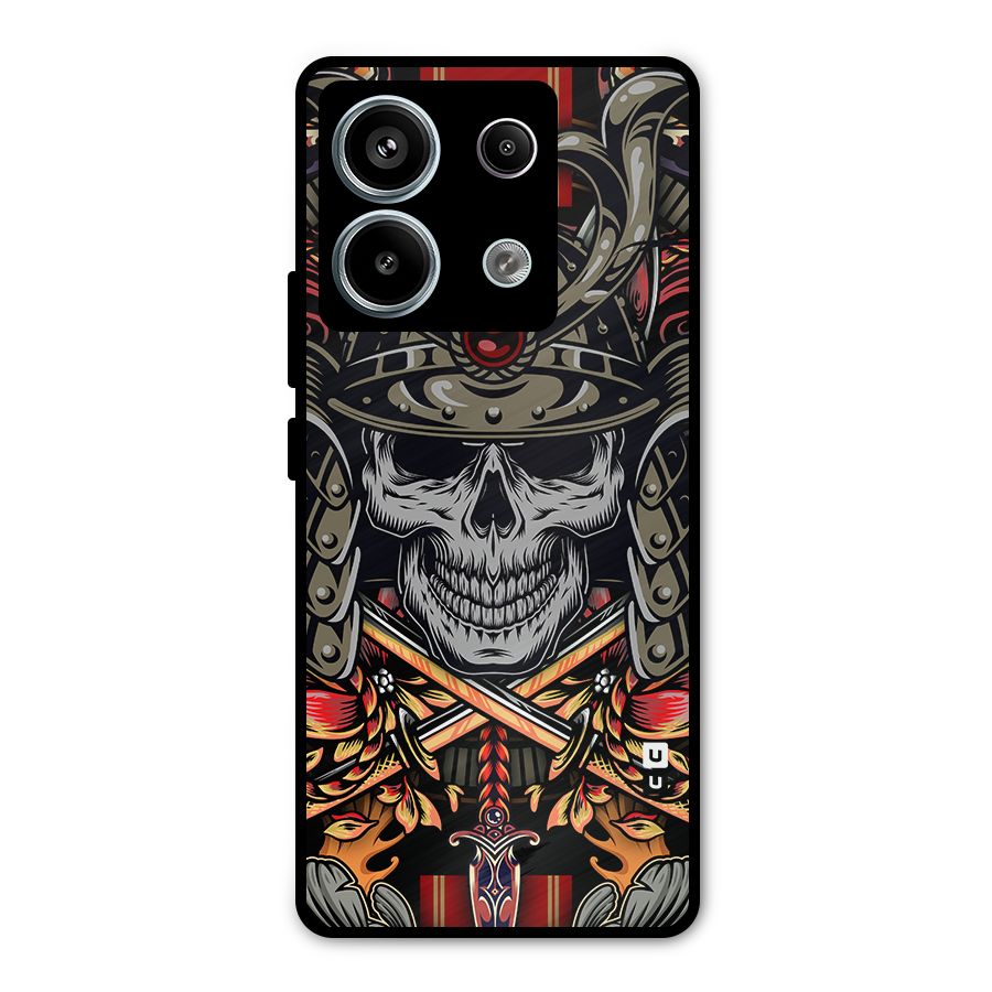 Skull Swords Snakes Metal Back Case for Redmi Note 13 Pro 5G