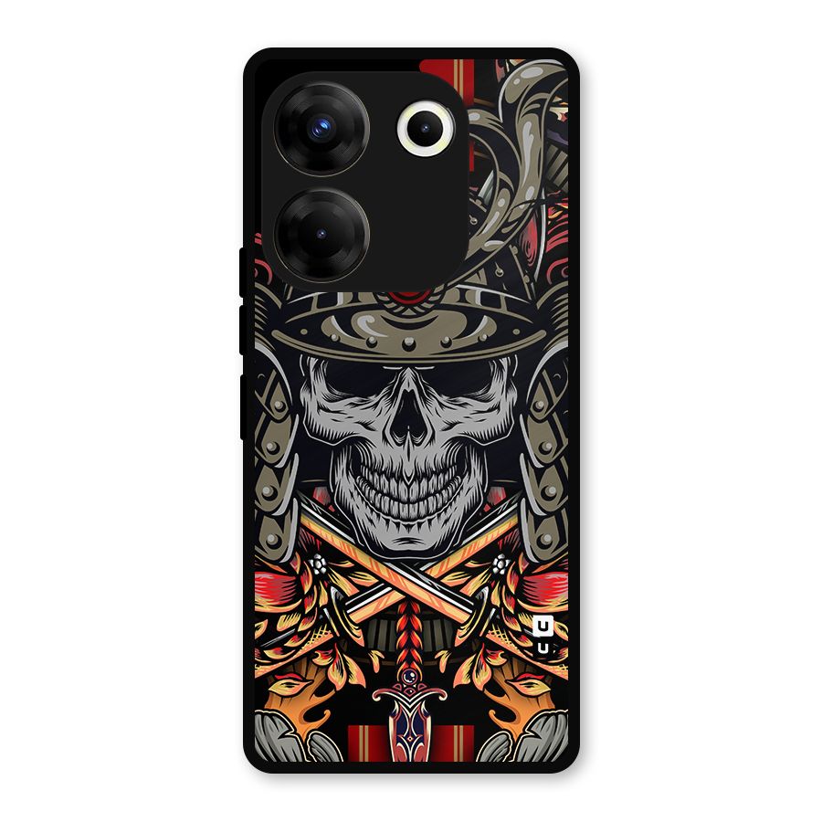 Skull Swords Snakes Metal Back Case for Tecno Camon 20 Pro