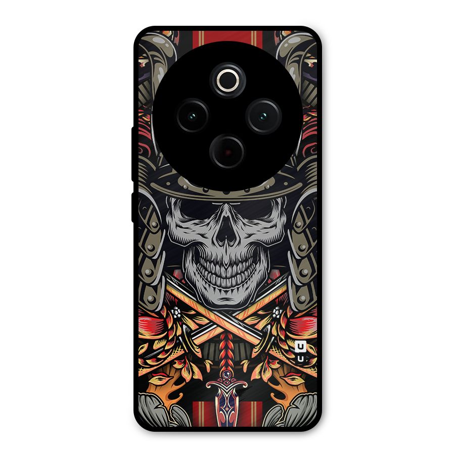 Skull Swords Snakes Metal Back Case for Vivo T4