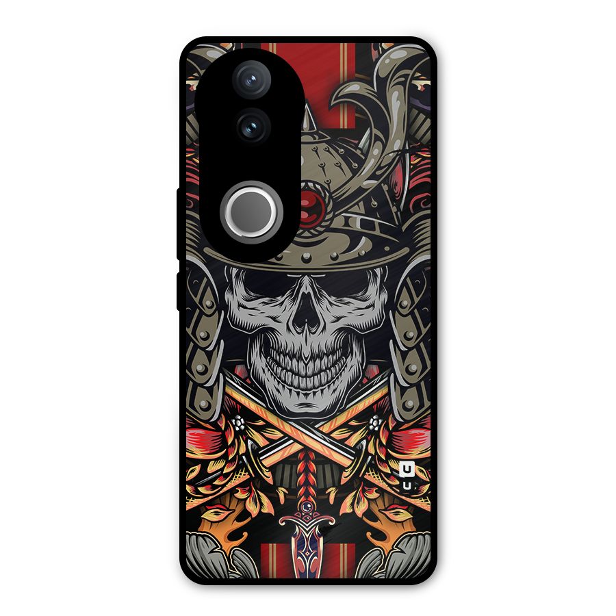 Skull Swords Snakes Metal Back Case for Vivo V50
