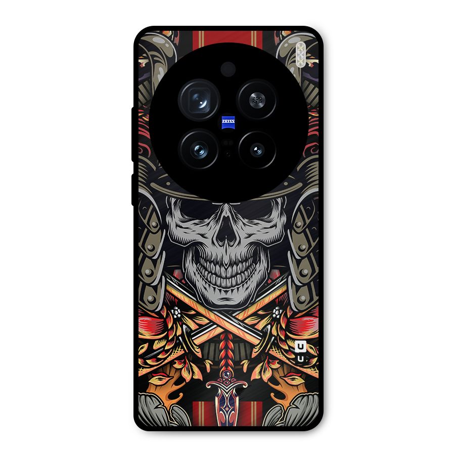 Skull Swords Snakes Metal Back Case for Vivo X200 Pro