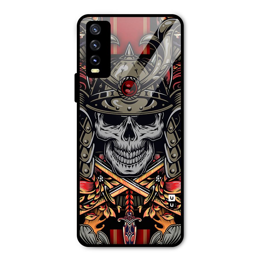 Skull Swords Snakes Metal Back Case for Vivo Y20g