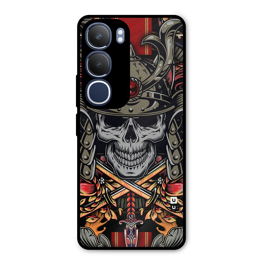 Skull Swords Snakes Metal Back Case for Vivo Y29