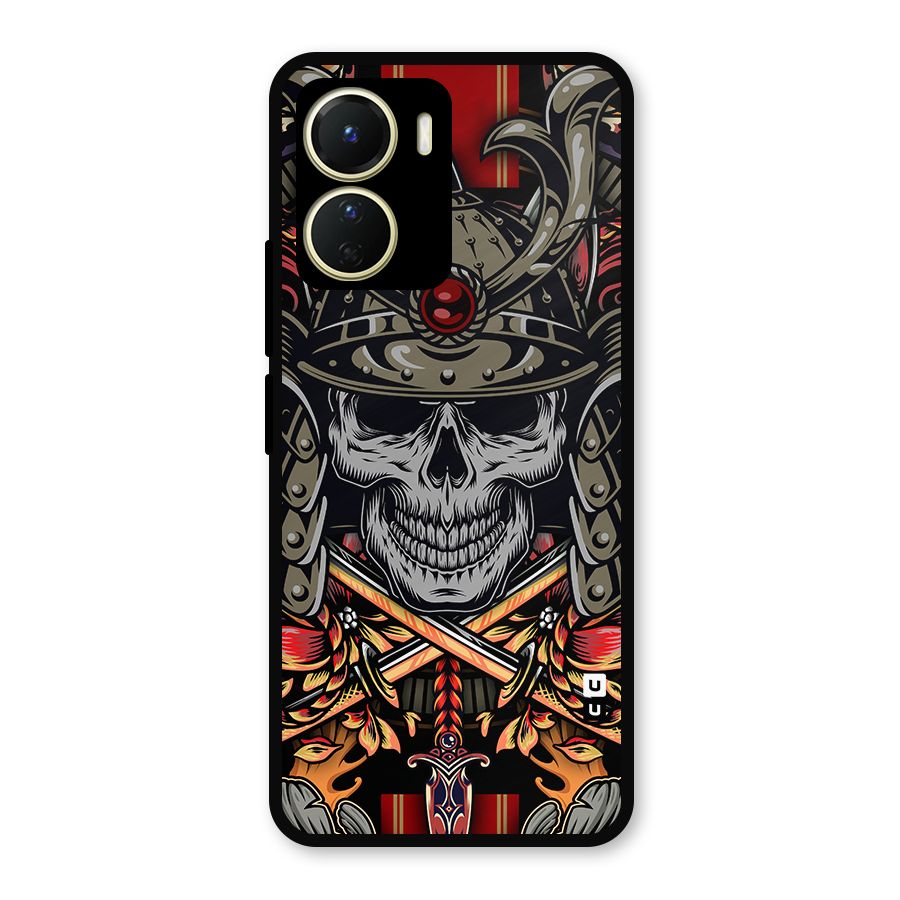 Skull Swords Snakes Metal Back Case for Vivo Y56
