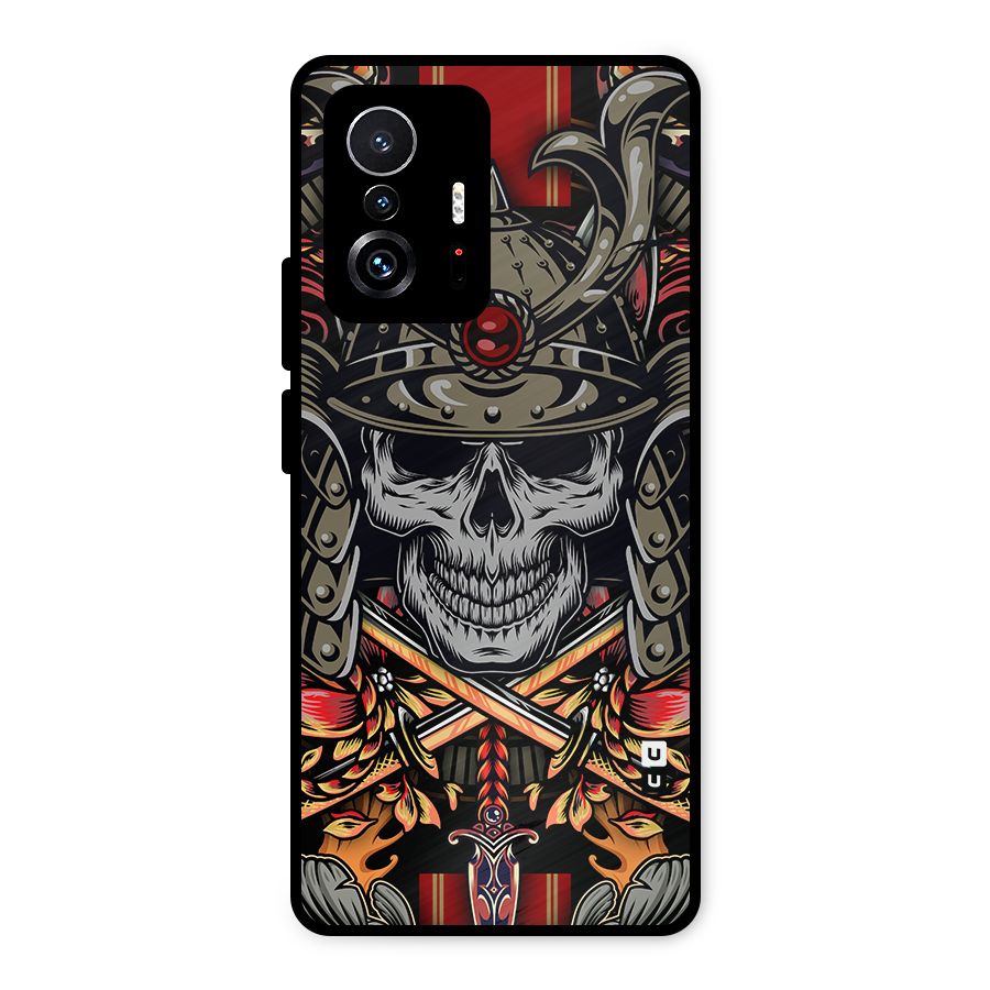 Skull Swords Snakes Metal Back Case for Xiaomi 11T Pro