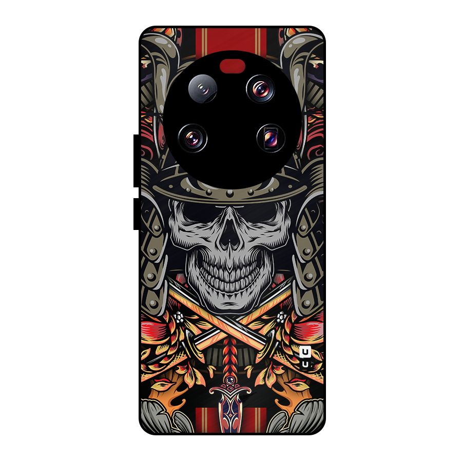 Skull Swords Snakes Metal Back Case for Xiaomi 13 Ultra