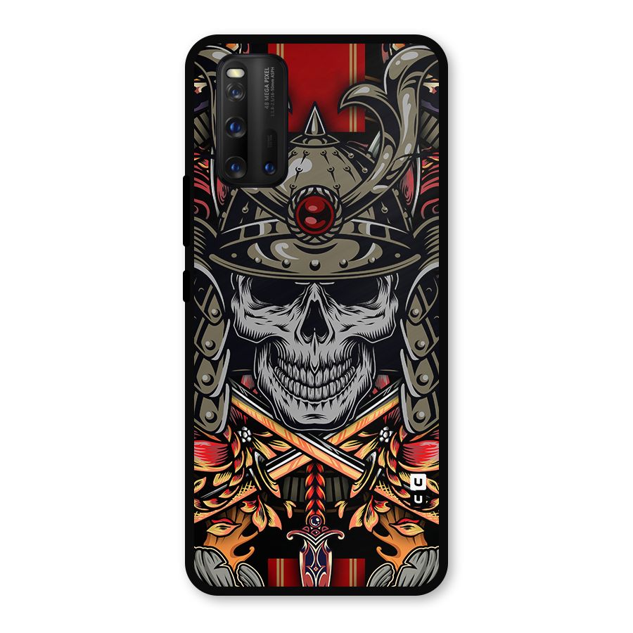 Skull Swords Snakes Metal Back Case for iQOO 3
