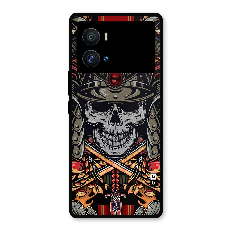 Skull Swords Snakes Metal Back Case for iQOO 9 Pro