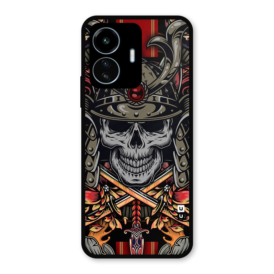 Skull Swords Snakes Metal Back Case for vivo iQOO Z6 Lite 5G