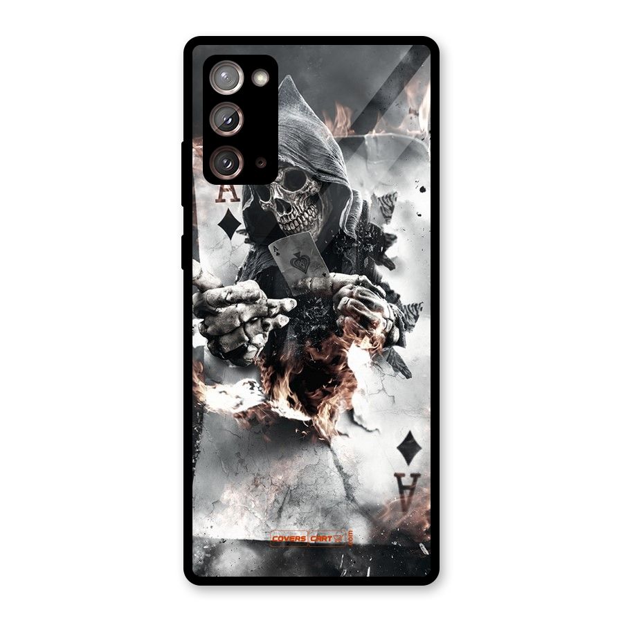 Skull with an Ace Glass Back Case for Galaxy Note 20