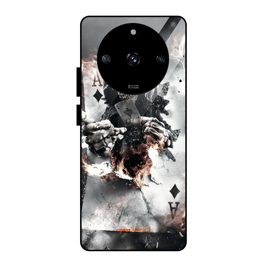 Skull with an Ace Glass Back Case for Realme Narzo 60 5G