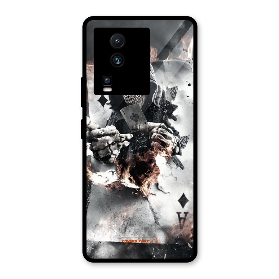 Skull with an Ace Glass Back Case for Vivo iQOO Neo 7 Pro