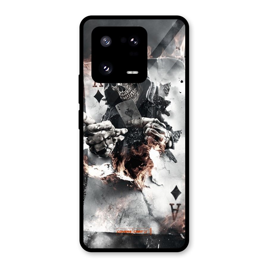 Skull with an Ace Glass Back Case for Xiaomi 13 Pro