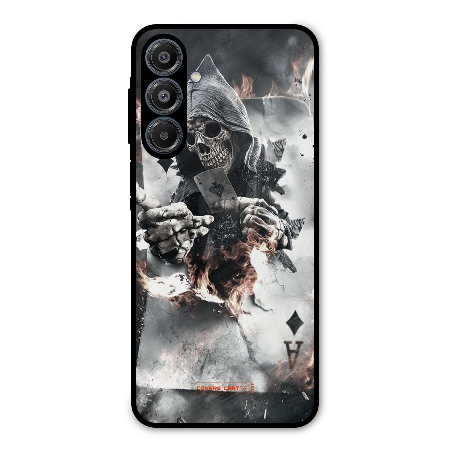 Skull with an Ace Metal Back Case for Galaxy A16 5G