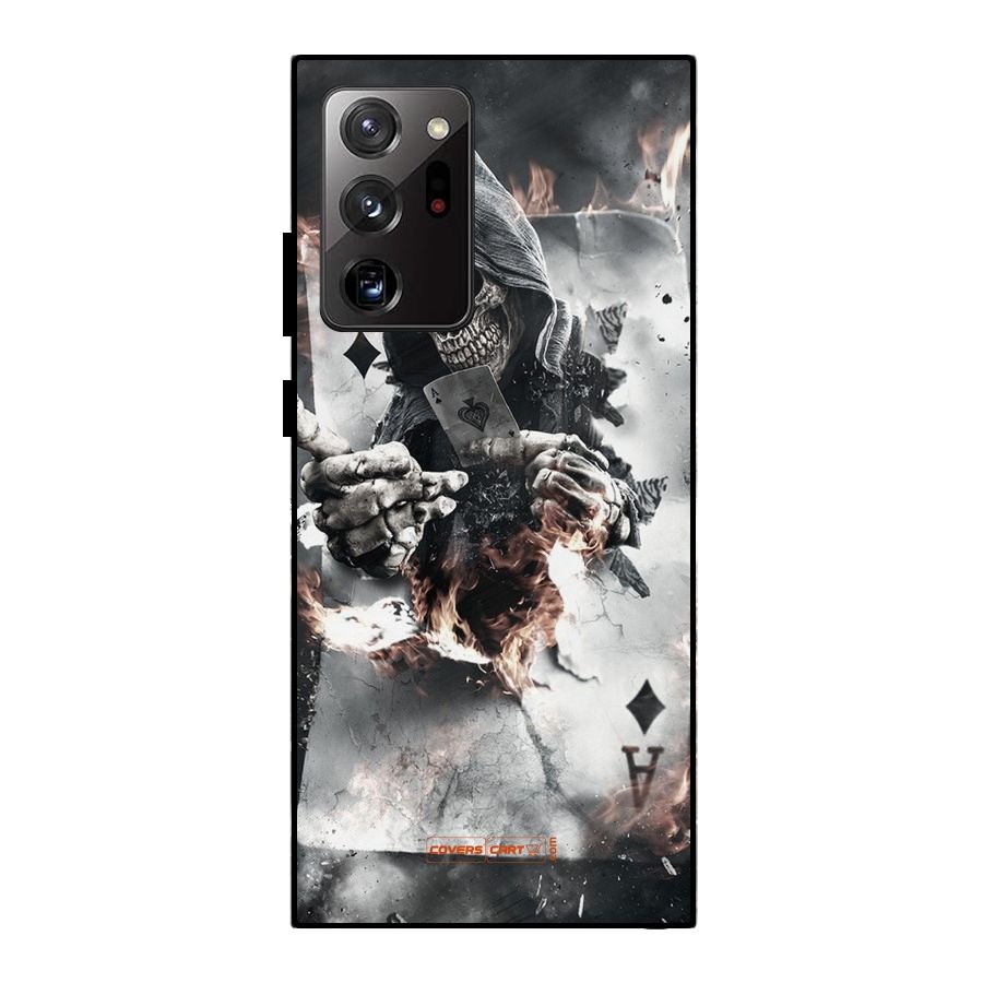 Skull with an Ace Metal Back Case for Galaxy Note 20 Ultra