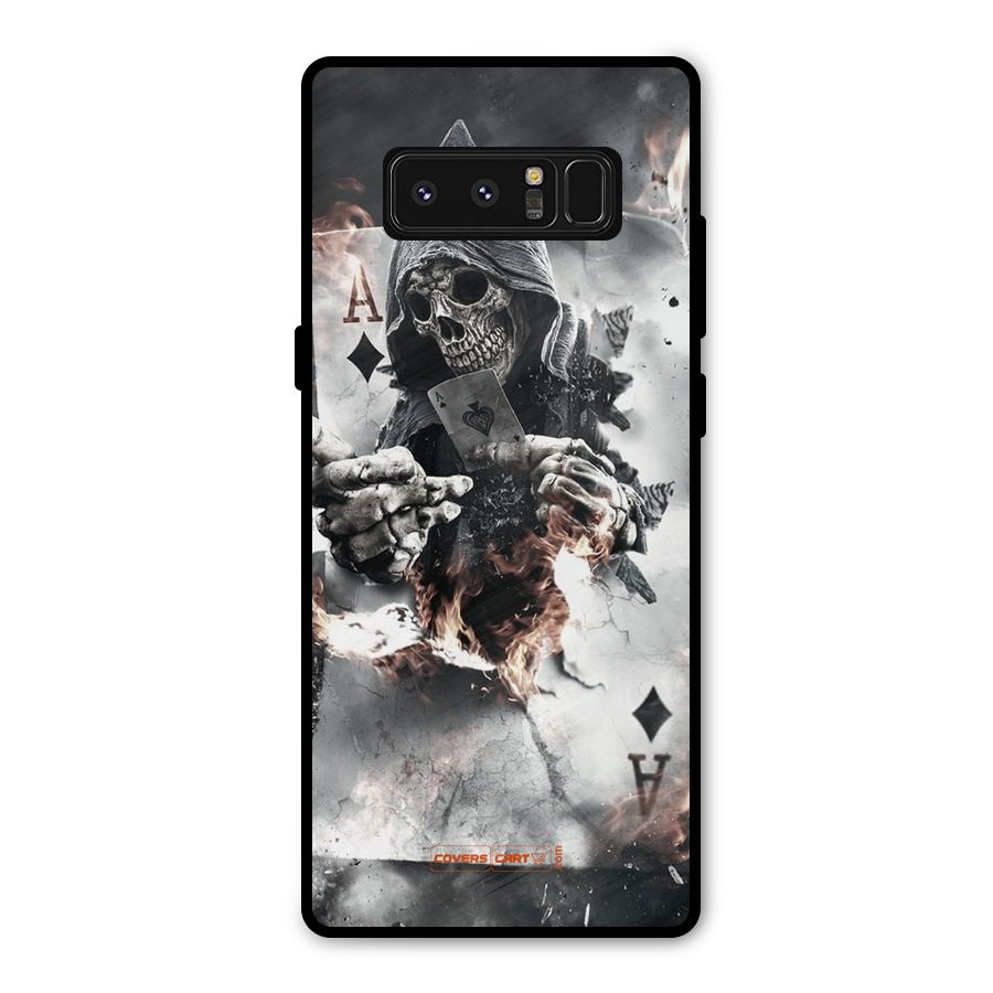 Skull with an Ace Metal Back Case for Galaxy Note 8