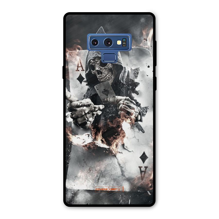 Skull with an Ace Metal Back Case for Galaxy Note 9