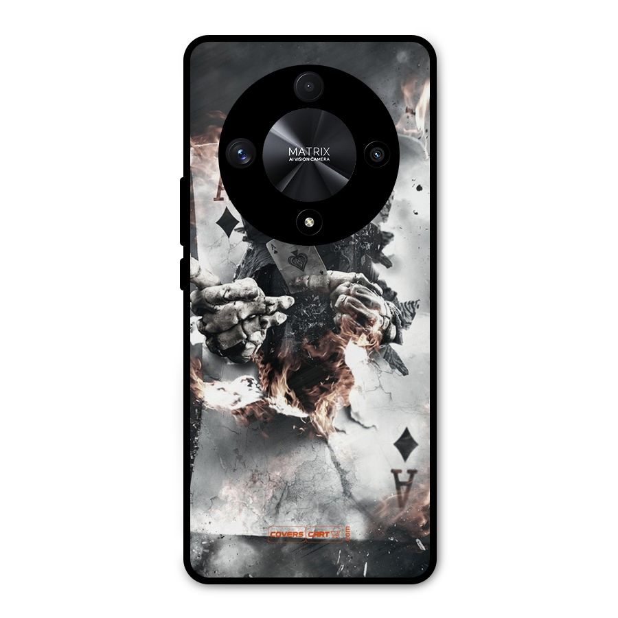 Skull with an Ace Metal Back Case for Honor X9b
