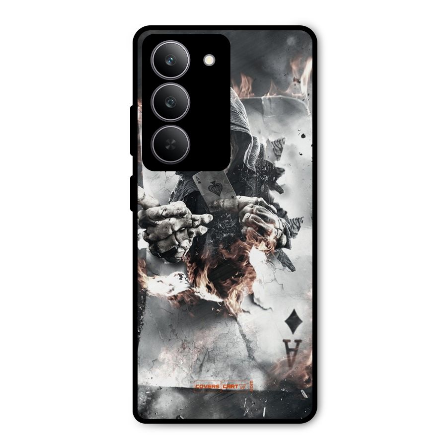 Skull with an Ace Metal Back Case for Realme 14x