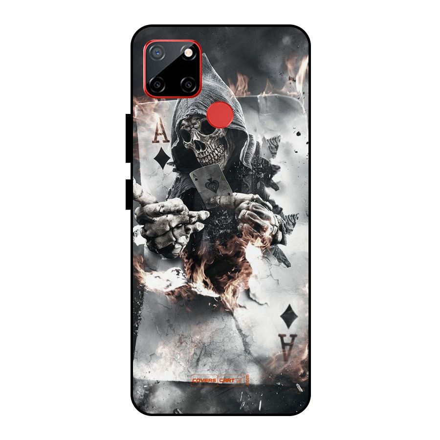 Skull with an Ace Metal Back Case for Realme C12