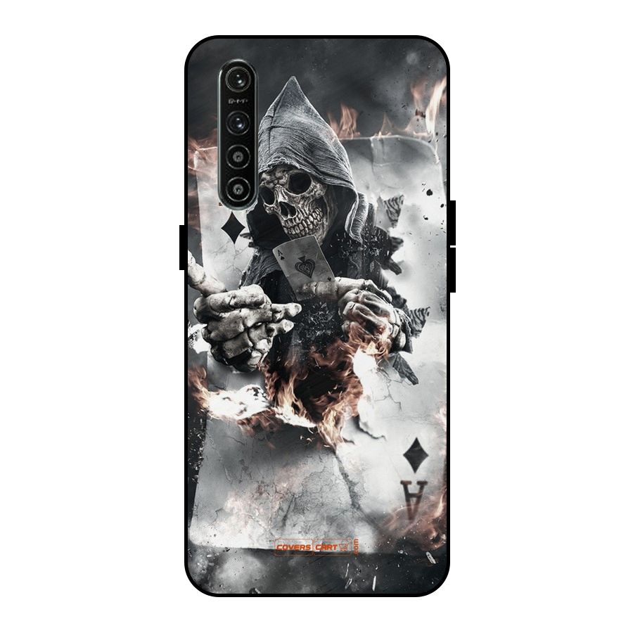 Skull with an Ace Metal Back Case for Realme XT