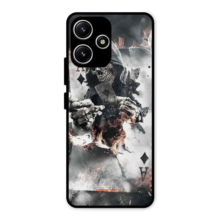 Skull with an Ace Metal Back Case for Redmi 12 5G