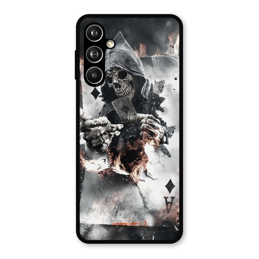 Skull with an Ace Metal Back Case for Samsung Galaxy M54