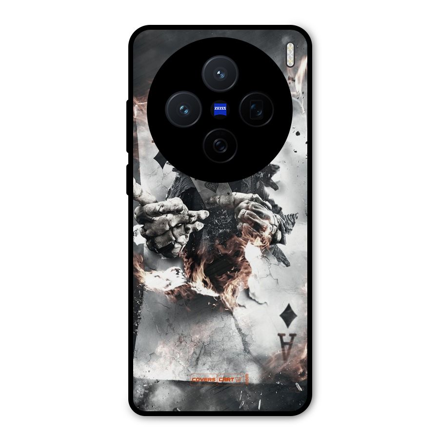 Skull with an Ace Metal Back Case for Vivo X200