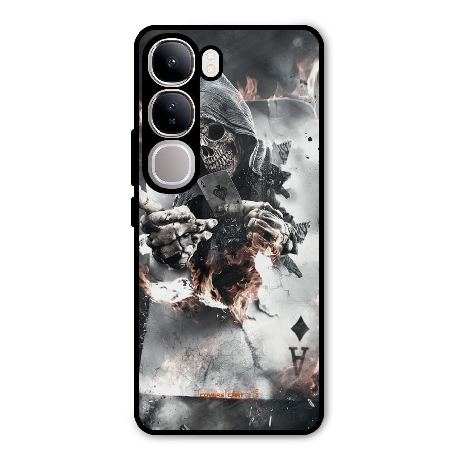 Skull with an Ace Metal Back Case for Vivo Y300