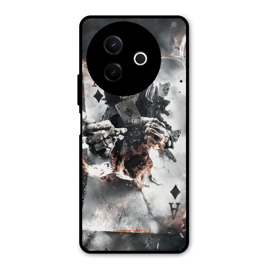 Skull with an Ace Metal Back Case for Vivo Y39