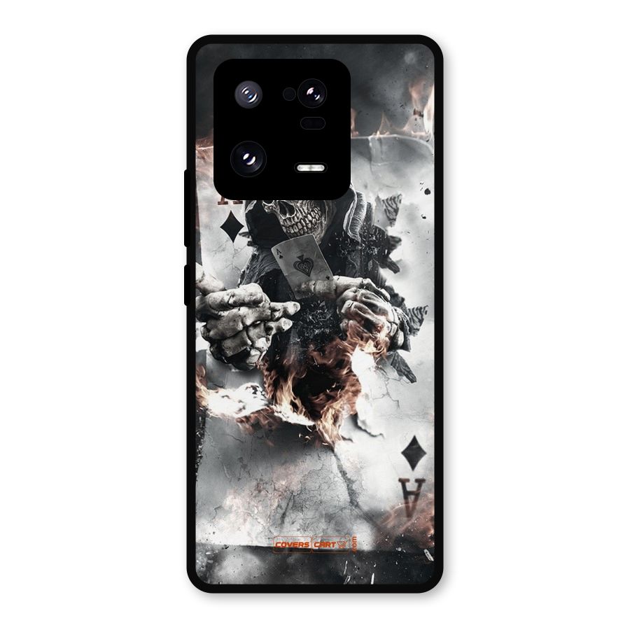 Skull with an Ace Metal Back Case for Xiaomi 13 Pro