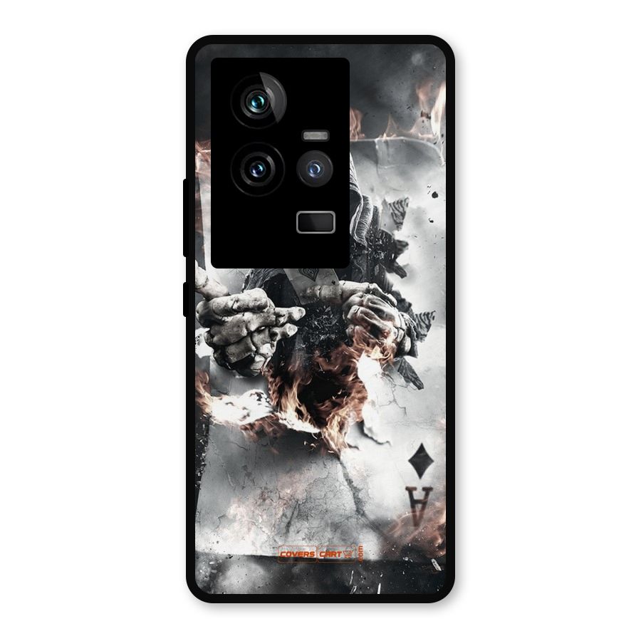 Skull with an Ace Metal Back Case for iQOO 11 5G