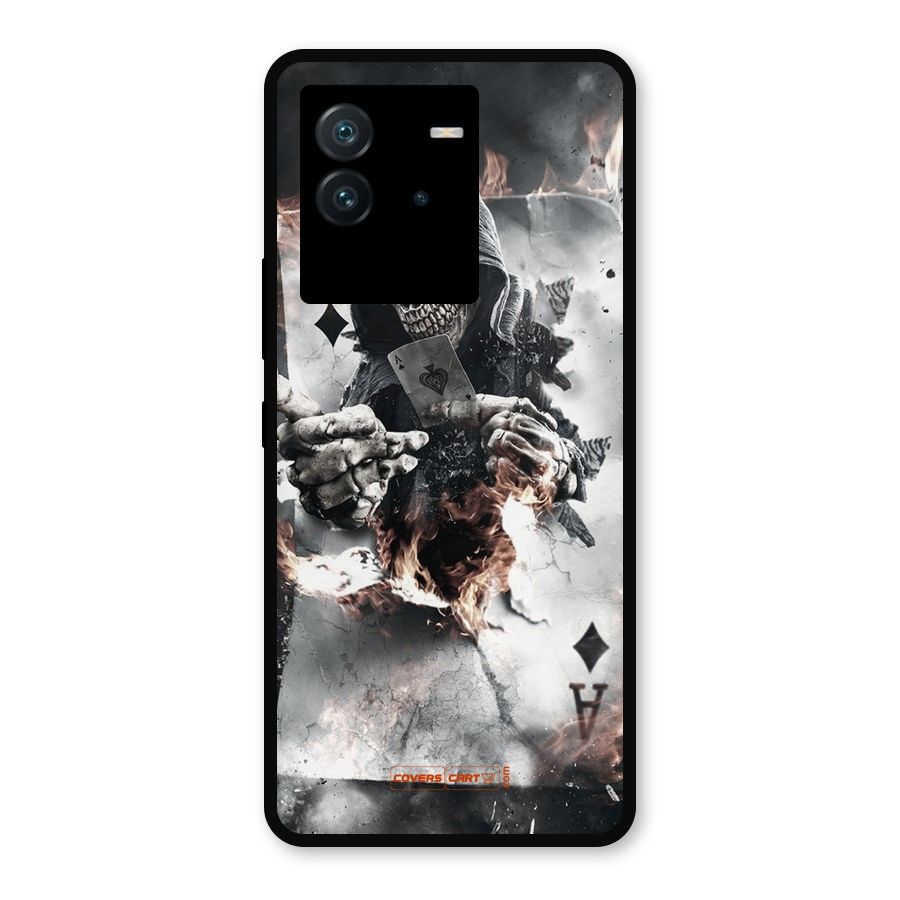 Skull with an Ace Metal Back Case for iQOO Neo 6 5G