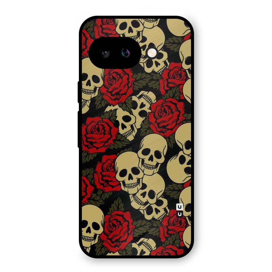 Skulled Roses Metal Back Case for Google Pixel 9a