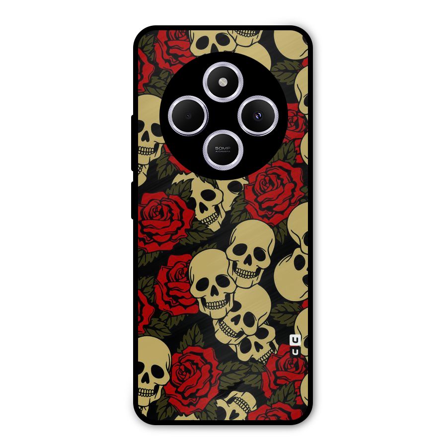 Skulled Roses Metal Back Case for Poco M7