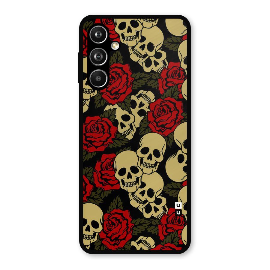 Skulled Roses Metal Back Case for Samsung Galaxy M54