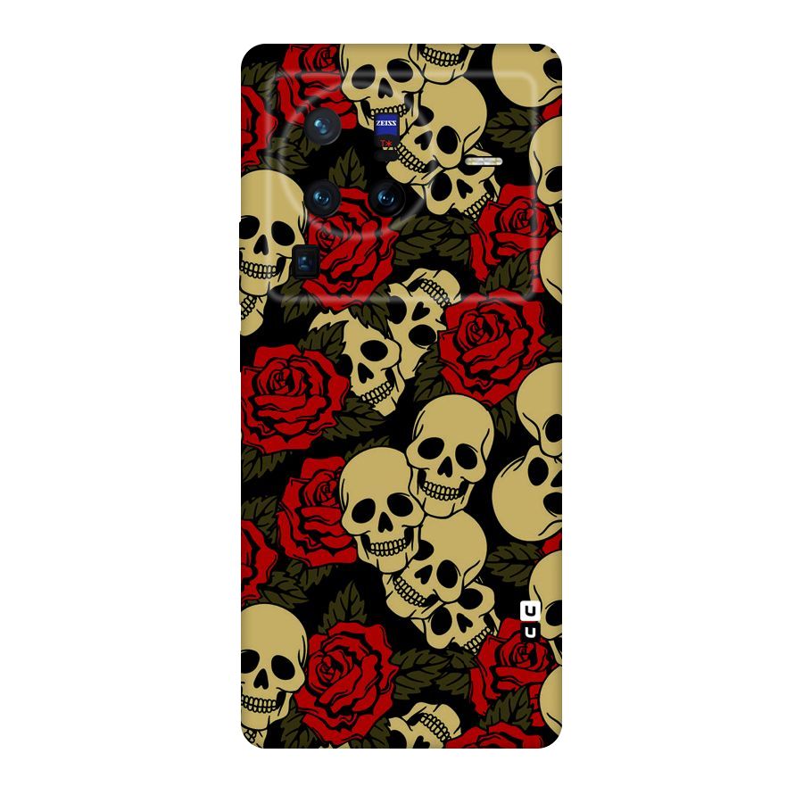 Skulled Roses Original Polycarbonate Back Case for Vivo X80