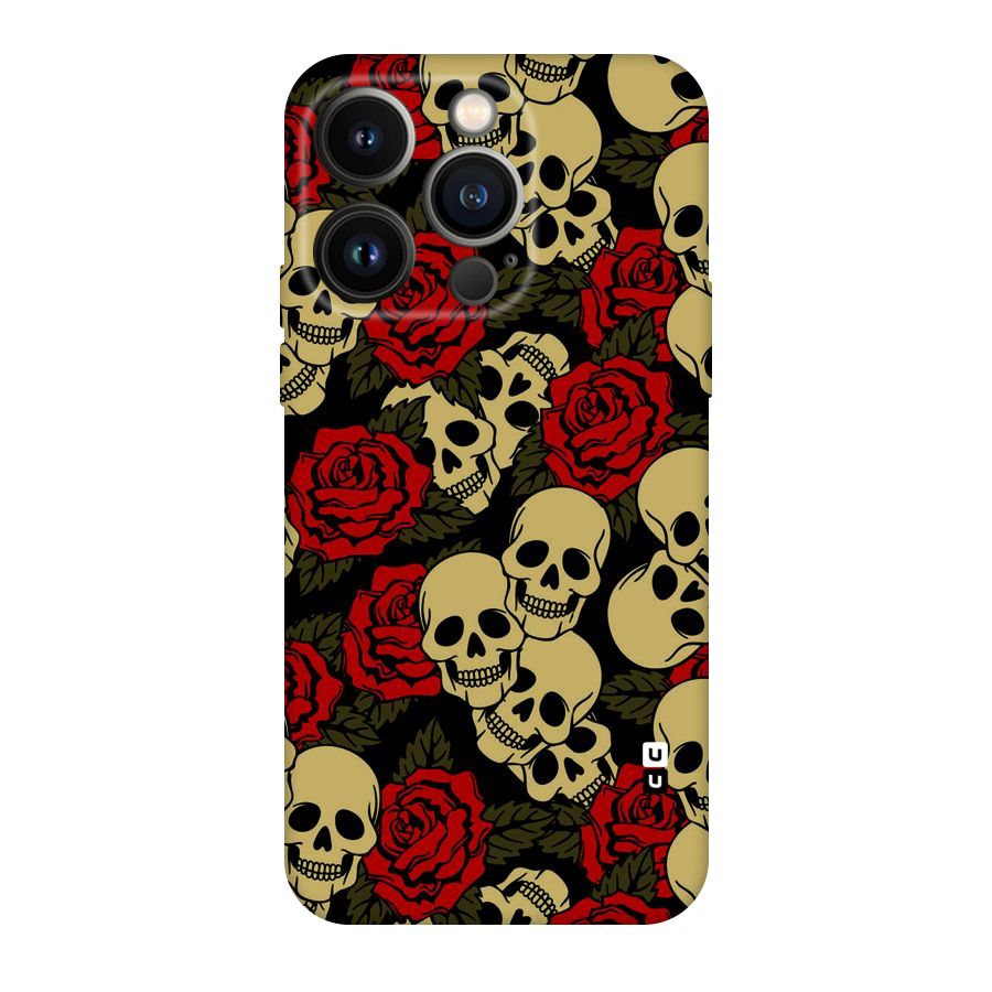 Skulled Roses Original Polycarbonate Back Case for iPhone 14 Pro
