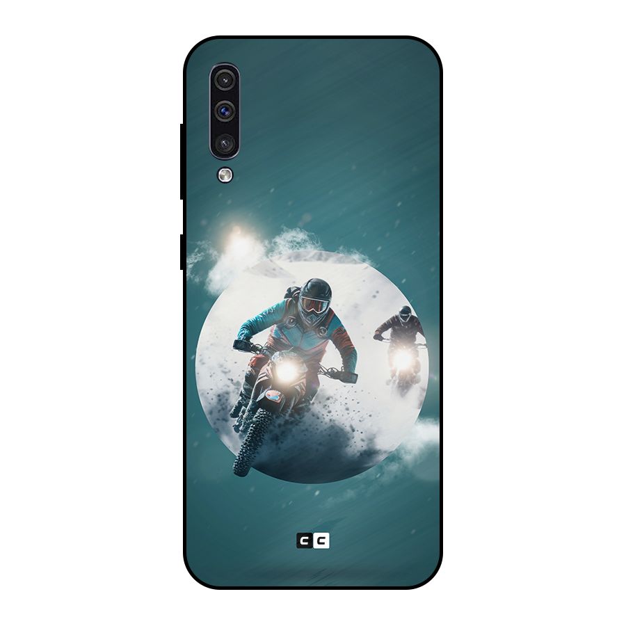 Sky Biker Metal Back Case for Galaxy A50s