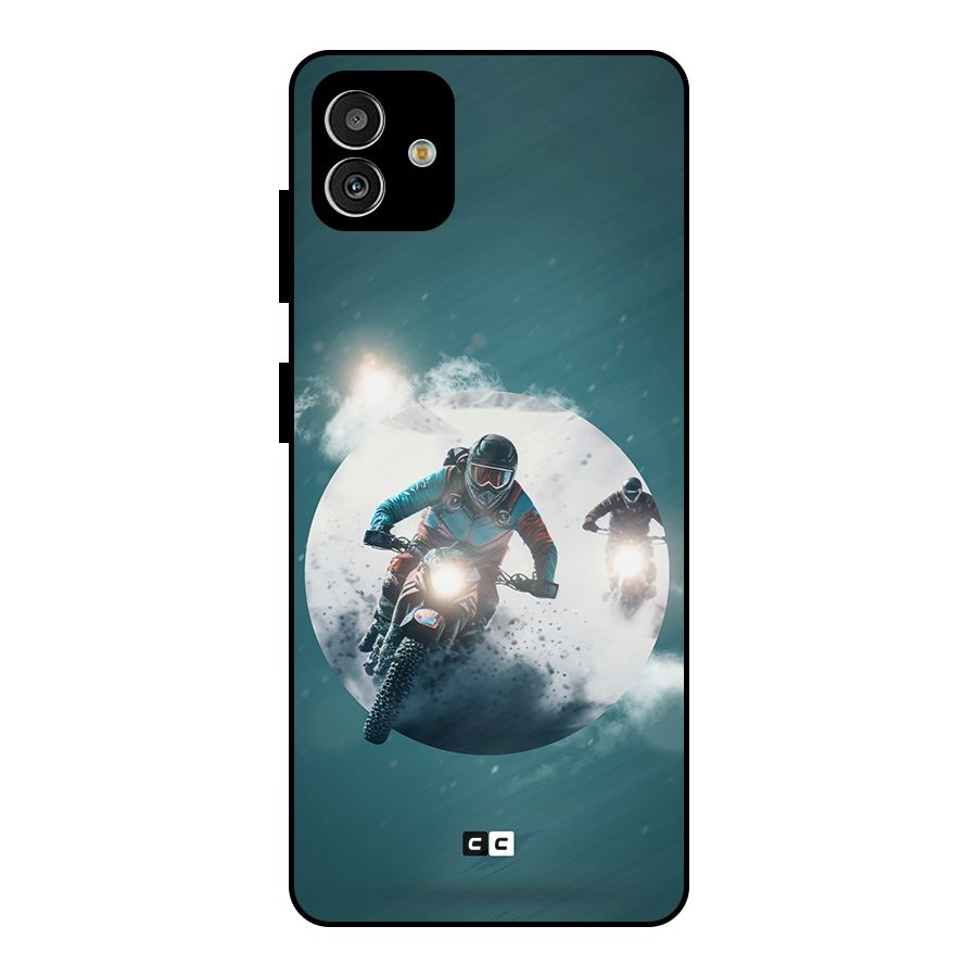 Sky Biker Metal Back Case for Galaxy M13 5G