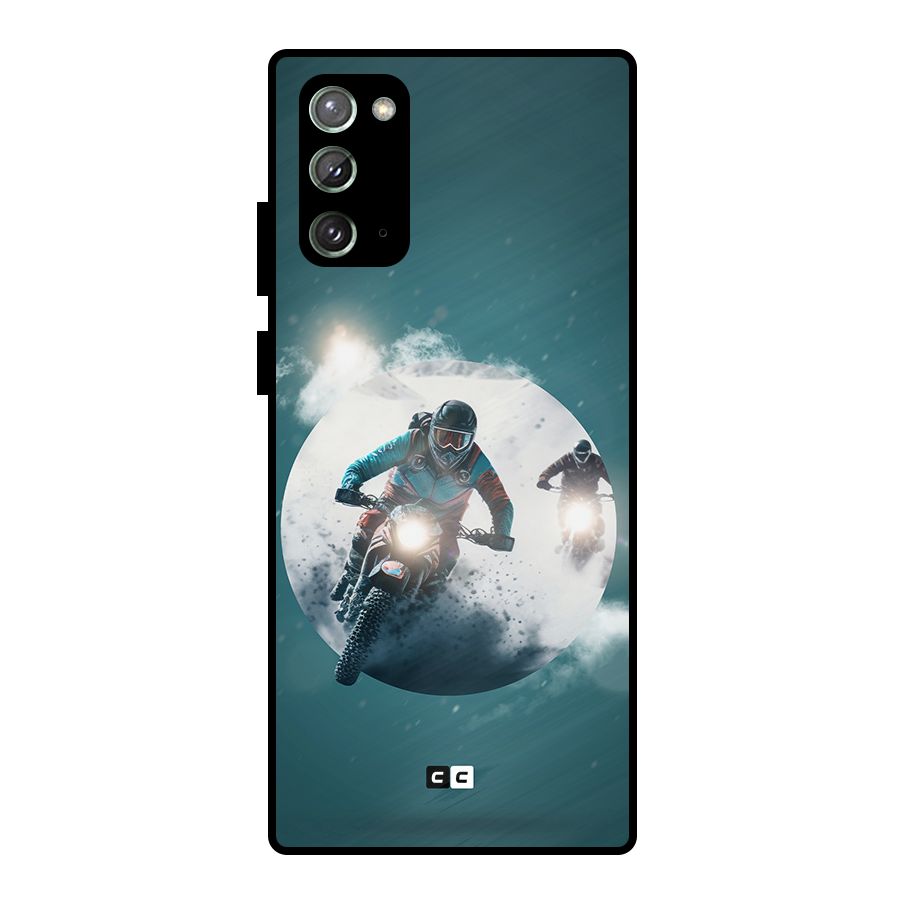 Sky Biker Metal Back Case for Galaxy Note 20