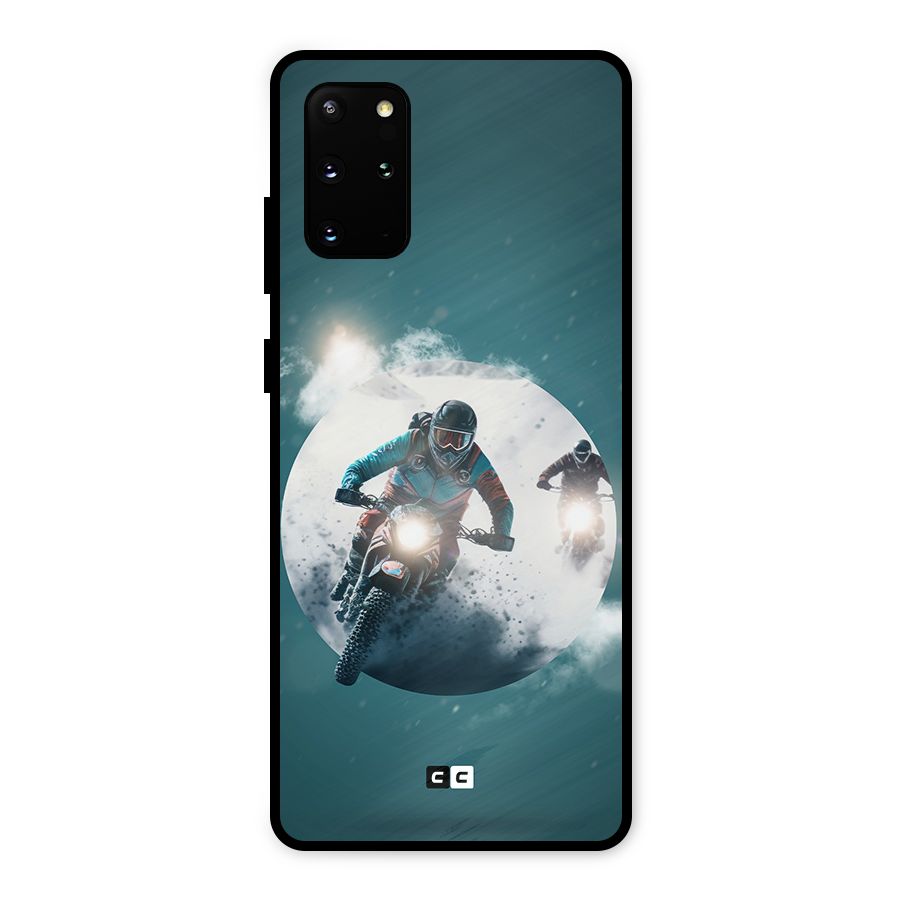 Sky Biker Metal Back Case for Galaxy S20 Plus