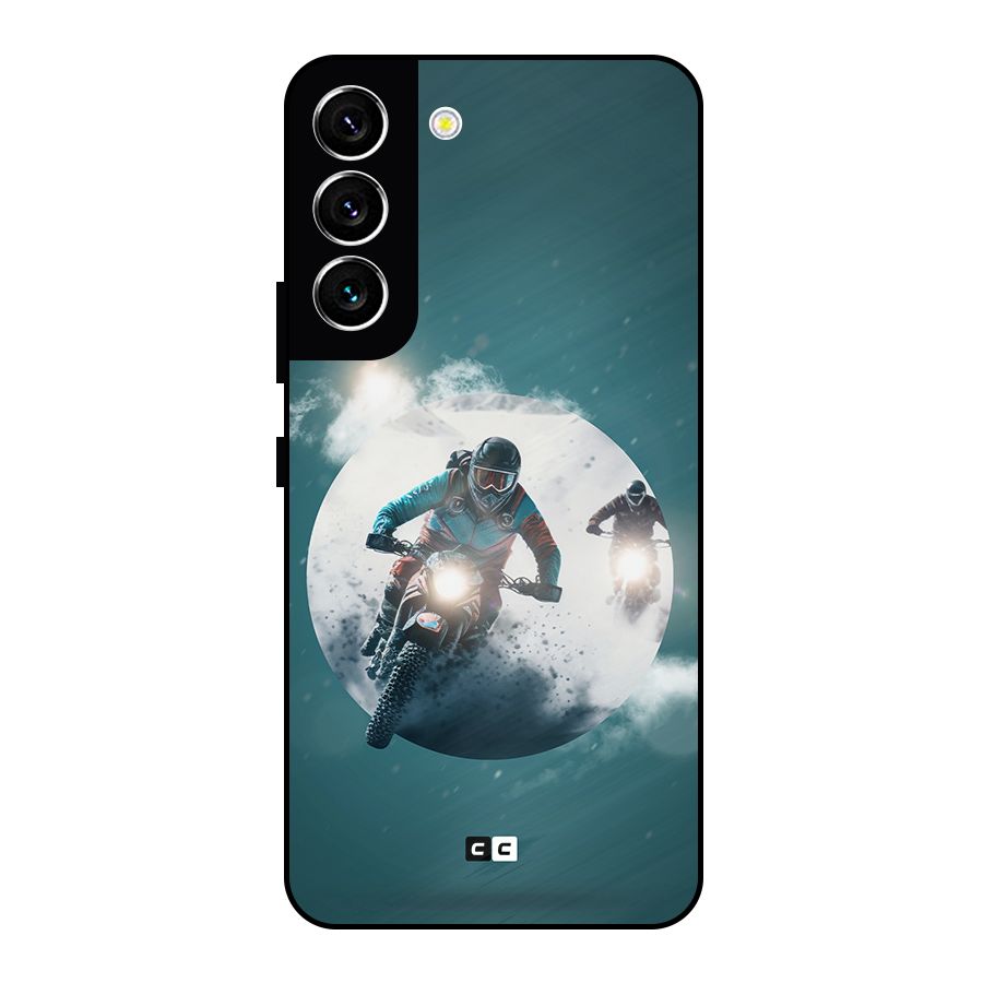 Sky Biker Metal Back Case for Galaxy S22 5G