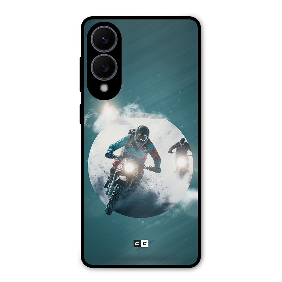 Sky Biker Metal Back Case for Galaxy S25 Edge
